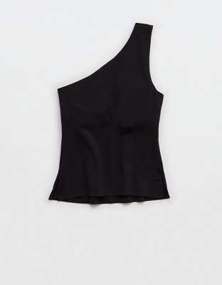 OFFLINE By Aerie Real Me XTRA One Shoulder Tank Top