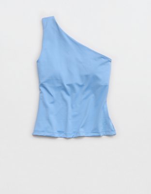 OFFLINE By Aerie Real Me XTRA One Shoulder Tank Top