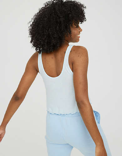 OFFLINE By Aerie By Aerie Ribbed Cropped Tank Top