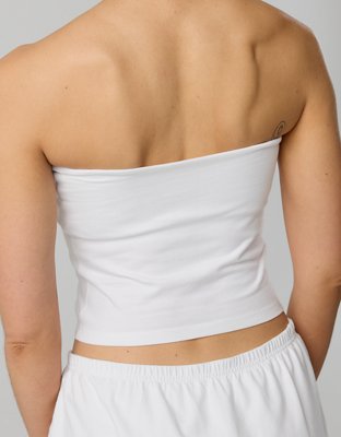 OFFLINE By Aerie OG Cotton Ruched Tube Top