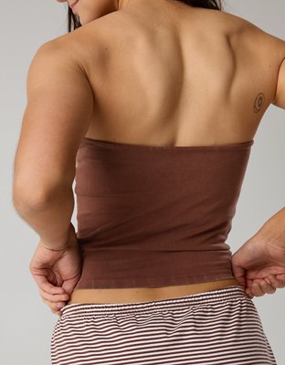 OFFLINE By Aerie OG Cotton Ruched Tube Top