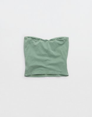 OFFLINE By Aerie OG Cotton Ruched Tube Top