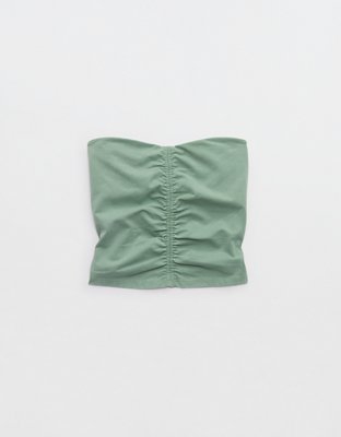 OFFLINE By Aerie OG Cotton Ruched Tube Top