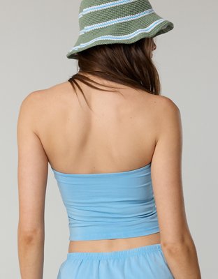 OFFLINE By Aerie OG Cotton Ruched Tube Top