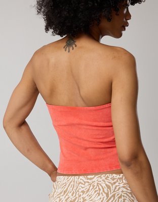 OFFLINE By Aerie OG Cotton Ruched Tube Top