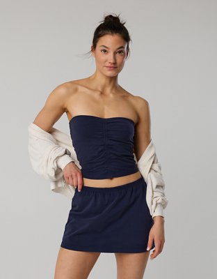 OFFLINE By Aerie OG Cotton Ruched Tube Top