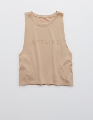 Женские топы Aerie OFFLINE Seamless Logo Tank Top — фото 4