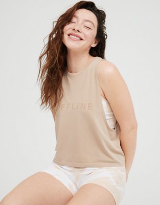 Женские топы Aerie OFFLINE Seamless Logo Tank Top — фото 2