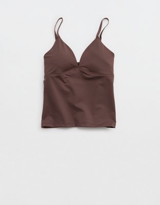 OFFLINE By Aerie The Hugger Plunge Tank Top