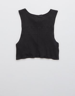 OFFLINE By Aerie Wow! Waffle Tank Top
