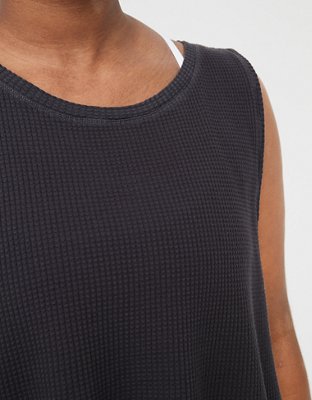OFFLINE By Aerie Wow! Waffle Tank Top