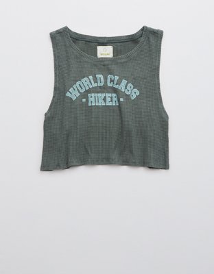 OFFLINE By Aerie Wow! Waffle Tank Top
