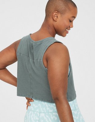 OFFLINE By Aerie Wow! Waffle Tank Top