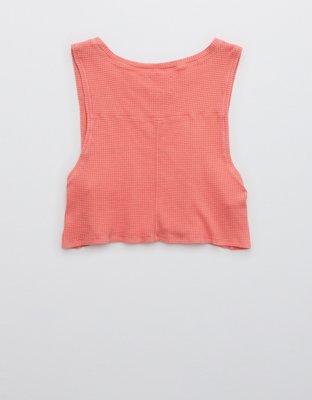 OFFLINE By Aerie Wow! Waffle Tank Top