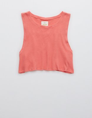 OFFLINE By Aerie Wow! Waffle Tank Top