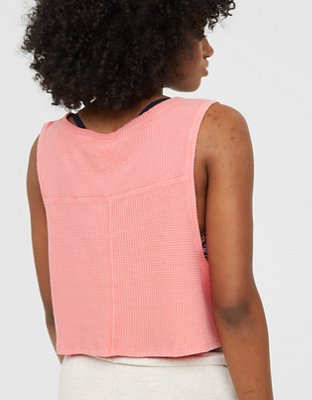 OFFLINE By Aerie Wow! Waffle Tank Top