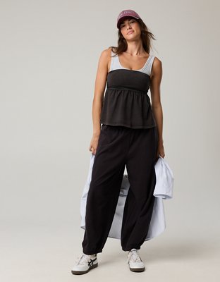 OFFLINE By Aerie OG Cotton Peplum Tube Top