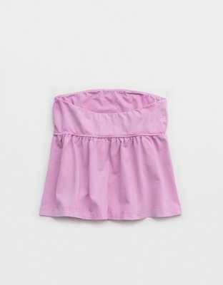 OFFLINE By Aerie OG Cotton Peplum Tube Top