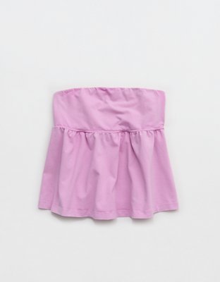 OFFLINE By Aerie OG Cotton Peplum Tube Top