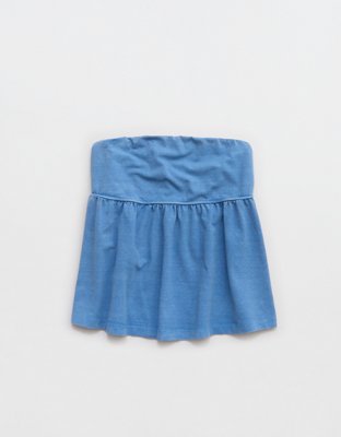 OFFLINE By Aerie OG Cotton Peplum Tube Top