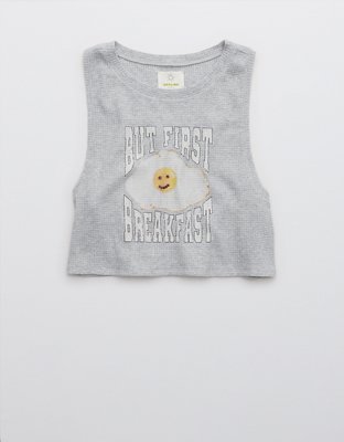 OFFLINE By Aerie Wow! Waffle Tank Top