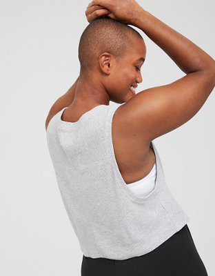 OFFLINE By Aerie Wow! Waffle Tank Top