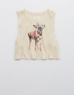 Женские топы Aerie OFFLINE By Aerie Wow! Waffle Tank Top — фото 3