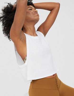 OFFLINE By Aerie Wow! Waffle Tank Top