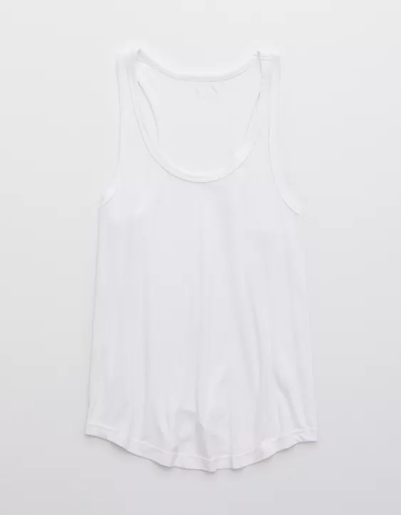 OFFLINE By Aerie Thumbs Up Ribbed Flowy Tank