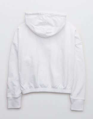OFFLINE By Aerie Throwback Cropped Full Zip Hoodie