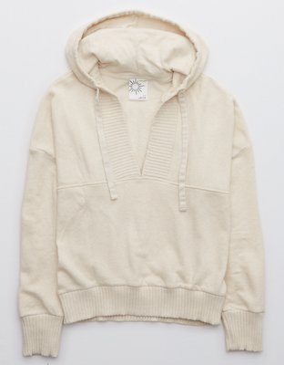 Женские худи Aerie OFFLINE By Aerie Weekend Ribbed Trim Sweatshirt — фото 4