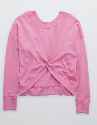 Женские худи Aerie OFFLINE Twist Back Sweatshirt — фото 4