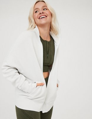 Женские худи Aerie OFFLINE Full Zip Oversized Sweatshirt — фото 5