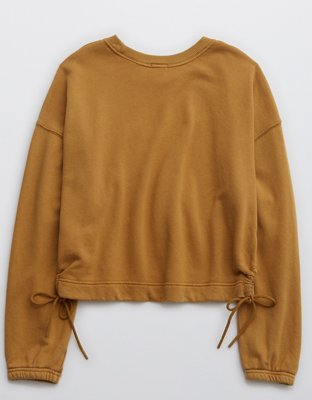OFFLINE By Aerie Weekend Side Tie Sweatshirt