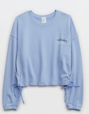 Женские худи Aerie OFFLINE By Aerie Weekend Side Tie Sweatshirt — фото 4