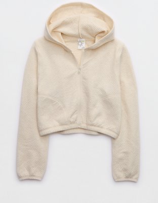 Женские худи Aerie OFFLINE By Aerie Coffee Run Full Zip Sweatshirt — фото 3