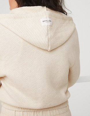 Женские худи Aerie OFFLINE By Aerie Coffee Run Full Zip Sweatshirt — фото 5