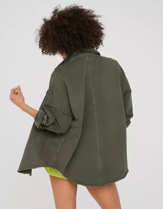 OFFLINE By Aerie Throw-Back Shacket