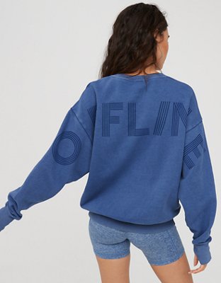 OFFLINE By Aerie Throw-Back Oversized Fleece Crew