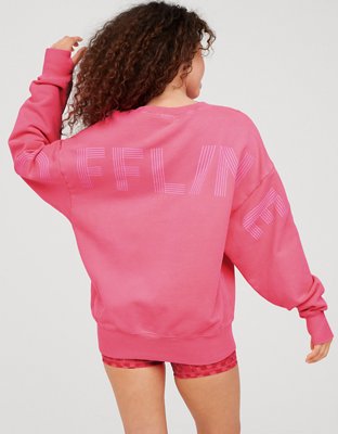 OFFLINE By Aerie Throw-back Oversized Fleece Crew