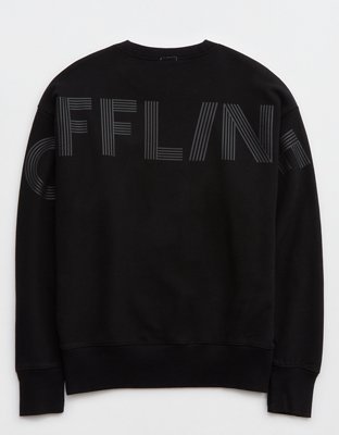 OFFLINE By Aerie Throw-Back Oversized Fleece Crew
