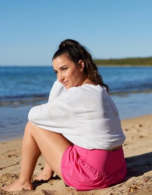 OFFLINE By Aerie Throw-Back Oversized Fleece Crew