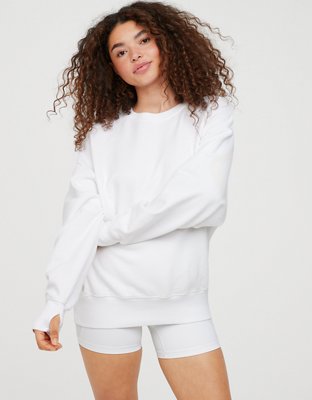 OFFLINE By Aerie Throw-Back Oversized Fleece Crew