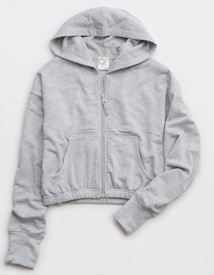 OFFLINE By Aerie OTT Cropped Full Zip Sweatshirt