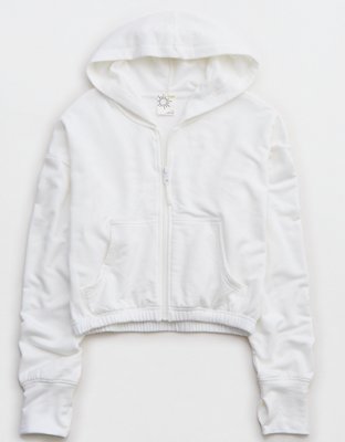 OFFLINE By Aerie OTT Cropped Full Zip Sweatshirt