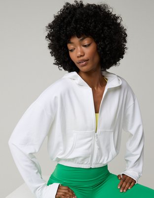 OFFLINE By Aerie OTT Cropped Full Zip Sweatshirt