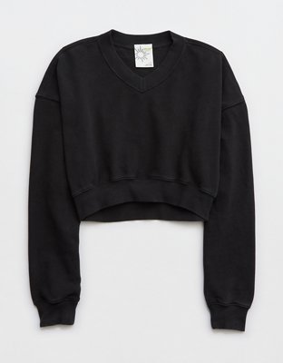 Aerie hot sale cropped sweatshirt