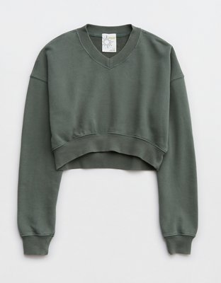 Aerie shop cropped sweatshirt