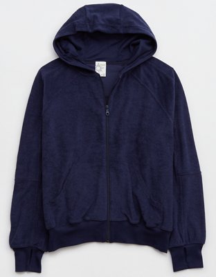 OFFLINE By Aerie Summer Lights Terry Full Zip Sweatshirt