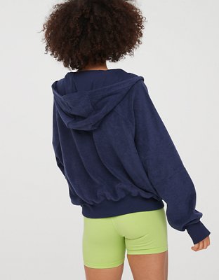 OFFLINE By Aerie Summer Lights Terry Full Zip Sweatshirt